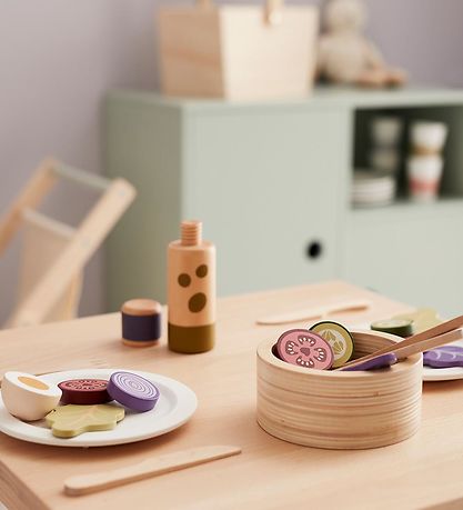Kids Concept Leksaksmat - Sallad set - Trä