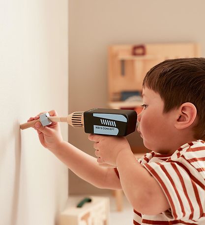 Kids Concept Wooden Toy - Tool Case - Wood