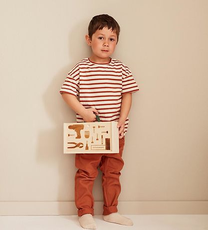 Kids Concept Wooden Toy - Tool Case - Wood