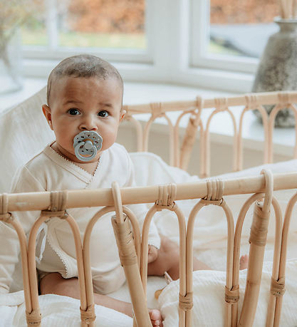 BIBS Bohemia Pacifiers - 2-Pack - Size 1 - Round - Ivory/Sage