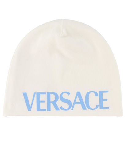 Versace Gift Box - Beanie/Bodysuit s/s - White/Light Blue w. Log