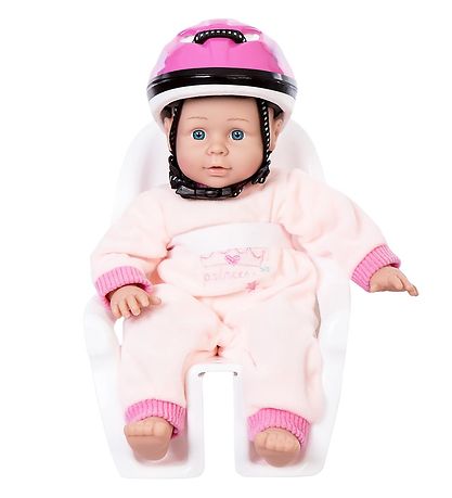 MaMaMeMo Fahrradsitz für Puppe - Weiß
