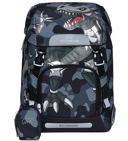 Beckmann Schulranzen-Set - Classic+ - Tarnung Rex