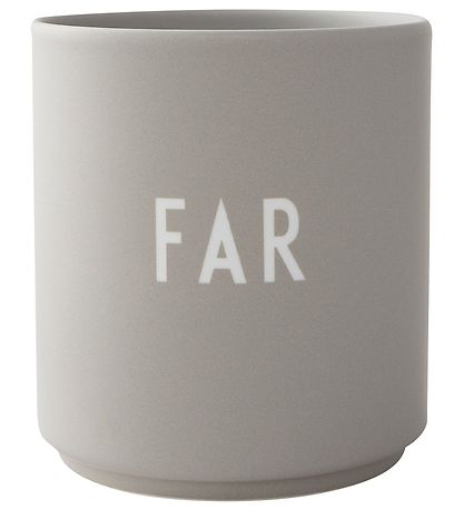 Design Letters Mugg - Pappa - Favorit - Grå