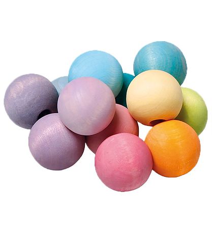 Grimms Wooden Toy - Ball angle - Pastel