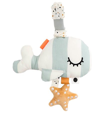 Jouet Suspendu Done by Deer - Sea Friends - Blue/Mustard