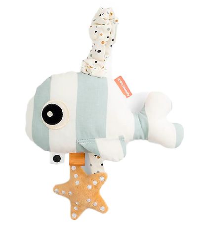 Jouet Suspendu Done by Deer - Sea Friends - Blue/Mustard