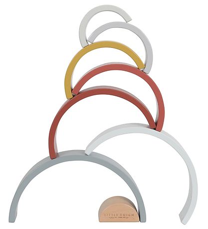 Little Dutch Stacking Blocks - Rainbow - Multicolour