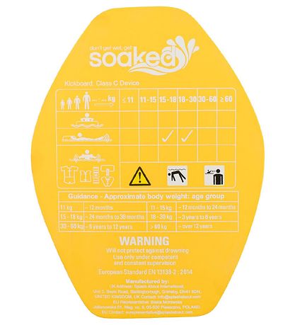 Splash About Kickboard - Shark - Grey