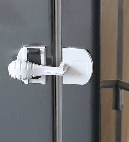 BabyDan Kindersicherung - Kühlschrankschlösser - 2er-Pack - Weiß
