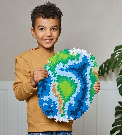 Plus-Plus Puzzle By Number - 800 pcs - Earth