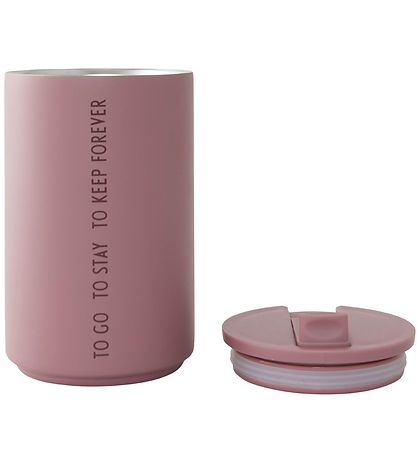 Design Letters Thermo bolli - To Go - 350ml - Fjólublátt