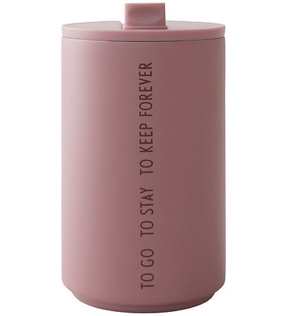 Design Letters Thermo bolli - To Go - 350ml - Fjólublátt