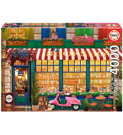 Educa Jigsaw Puzzle - 4000 Bricks - Vintage Bookshop