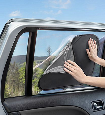 Reer Pram Sun Shade For Car w. Container - Pure
