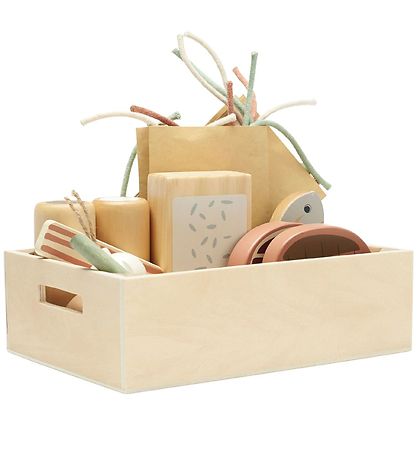 Kids Concept Play Food - Dinnerware - Wood
