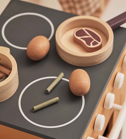 Kids Concept Play Food - Dinnerware - Wood