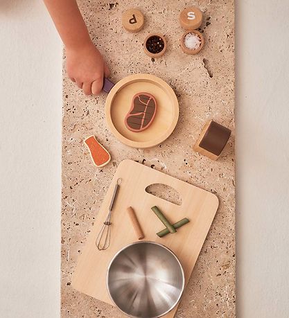 Kids Concept Play Food - Dinnerware - Wood