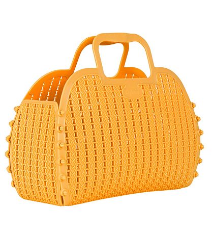 Aykasa Folding Basket - 27x22x12 cm - Mini - Egg Yellow