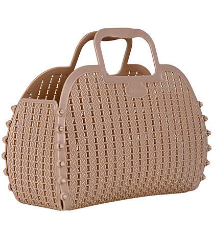 Aykasa Folding Basket - 27x22x12 cm - Mini - Warm Taupe