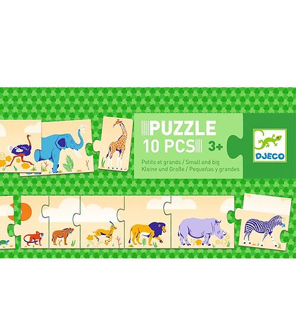 Djeco Puzzle Game - 10 pcs - Animals