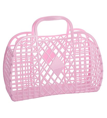 Sun Jellies Mini Folding Basket - Retro - 15x6x13 cm - Lilac