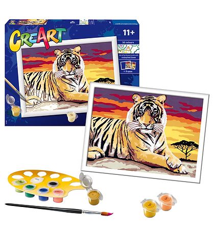 Ravensburger Paint Set - Majestic Tiger