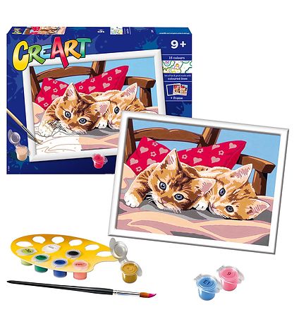 Ravensburger Paint Set Painting Set - Two Cuddly Cats