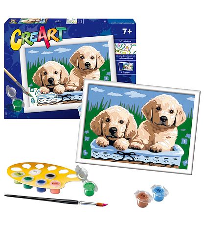 Ravensburger Paint Set - Cute Puppies
