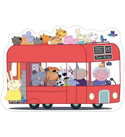 Ravensburger Jigsaw Puzzle - 24 Bricks - Peppa Pig - Shaped Bus