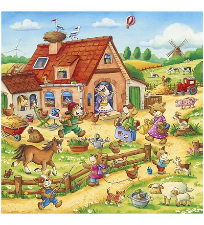 Ravensburger Puzzle Game - 3x49 Bricks - Animal Vacation
