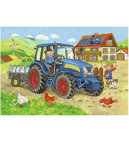 Ravensburger Puzzle Game - 2x12 Bricks - Hard At Work