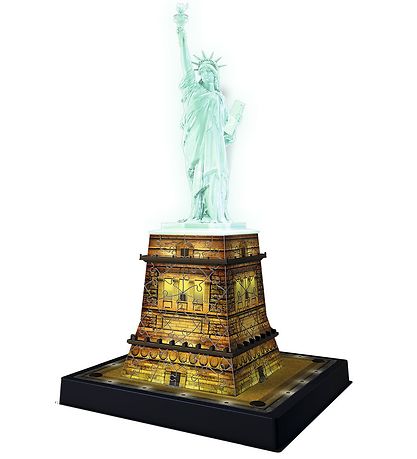 Ravensburger 3D Puzzle Game - 120 Bricks - Statue of Liberty Nig