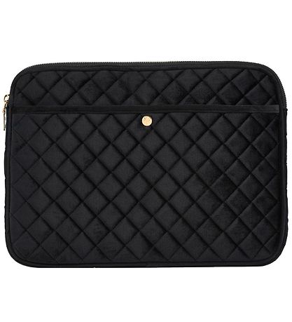 Fan Palm Sleeve - Teppi Velúr - Black Flauel