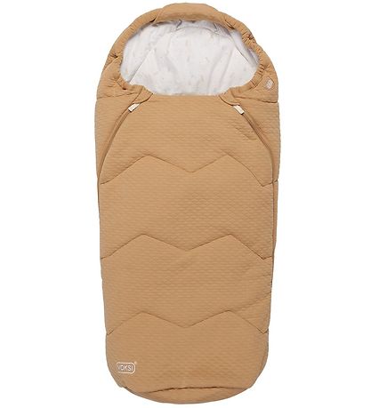 Voksi Footmuff - Breeze Light - 100 cm - Warm Beige Fields