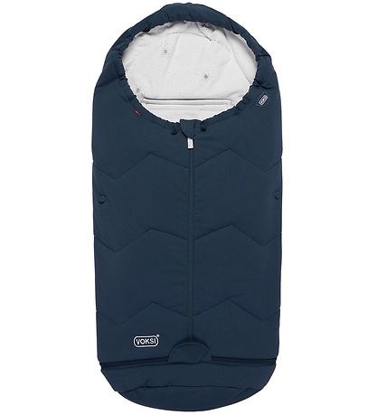 Voksi Footmuff - Sky Light - 88/113 cm - Poppy Blue Seeds
