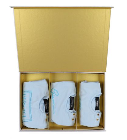 Versace Geschenkbox - Bodies l/ä - 3er-Pack - Hellblau