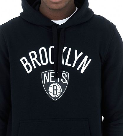 New Era Kapuzenpullover - Brooklyn Netze - Schwarz
