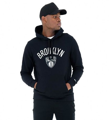 New Era Hoodie - Brooklyn Nets - Black