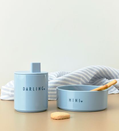 Design Letters Skál - Mini Uppáhalds - Ljósblátt
