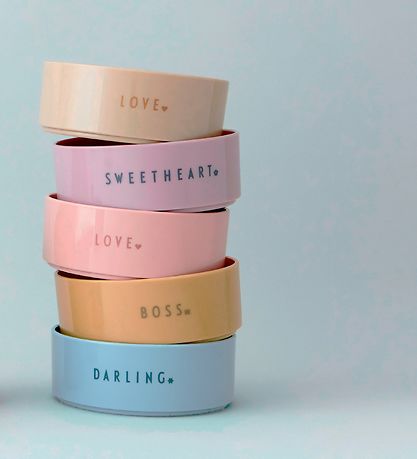 Design Letters Skál - Mini Uppáhalds - Ljósblátt
