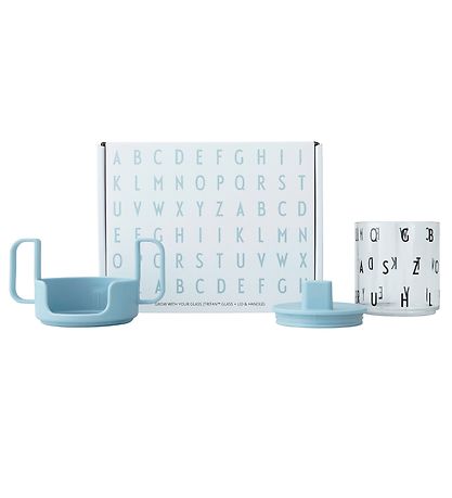 Design Letters Mugg - Tritan - Grow With Your Cup - Ljusblå