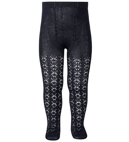 Condor Tights - Navy w. Pointelle