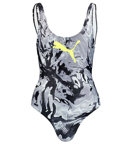 Puma Swimsuit - Grey/White