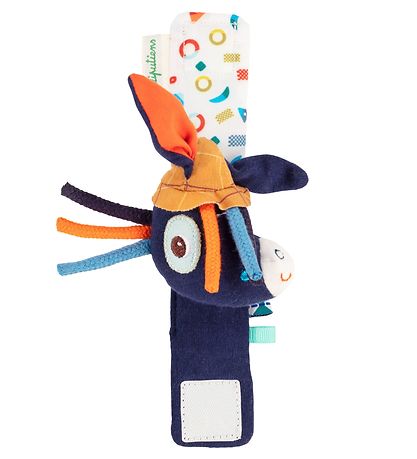 Lilliputiens Rattle w. Bracelet - Ignace - Navy