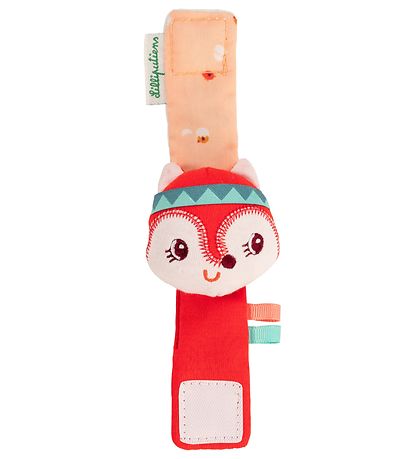 Lilliputiens Rattle w. Bracelet - Alice - Red