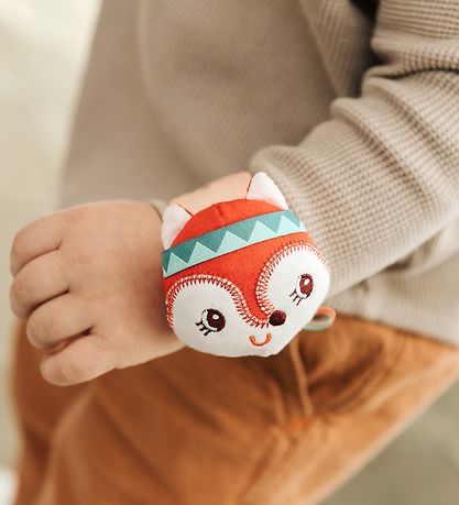 Lilliputiens Rattle w. Bracelet - Alice - Red