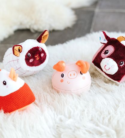 Lilliputiens Rattles - 4 pcs - Farm Animals