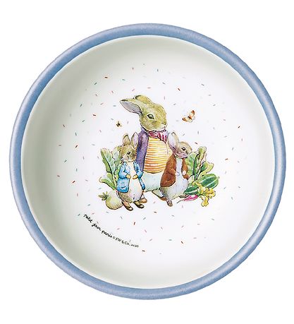 Petit Jour Paris Dinner Set - Melamine - 5 Parts - White w. Rabb