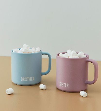 Design Letters Mugg - Siblings - Favourite - Bl m. Brother